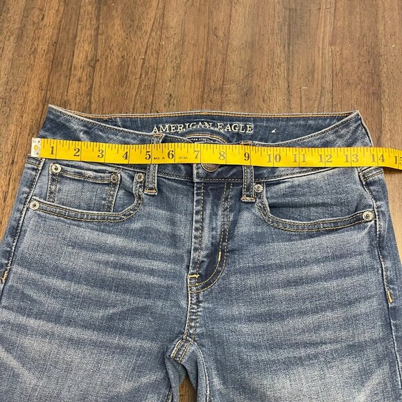 American Eagle Favorite Boyfriend Jeans Tall Size 2 - Picture 5 of 12